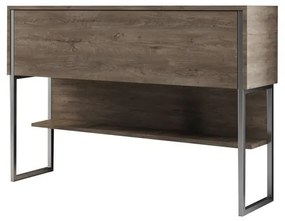 Komód Luxe - Silver, Walnut