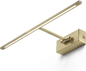 RENDL FRESCO 45 fali lámpa antikolt sárgaréz 230V LED 8W 3000K