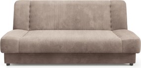 Ágyazható kanapé bézs színben, kordbársony kárpittal PIANO