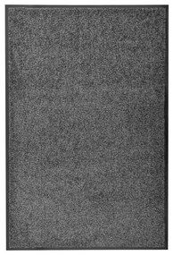 vidaXL antracitszürke kimosható lábtörlő 60 x 90 cm