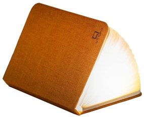 Összecsukható lámpa "Smart Book" mini, narancssárga textil - Gingko