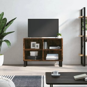 füstös tölgy színű szerelt fa TV-szekrény 69,5x30x50 cm