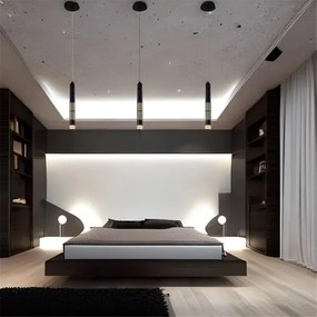 Globo 15630H - PENNY LED kábeles csillár, LED/12W/230V, 3000K, fekete