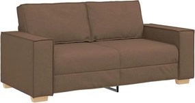 vidaXL kétszemélyes barna szövetkanapé 180x78x84 cm
