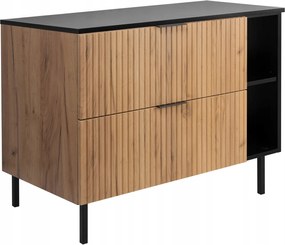 Fürdőszoba szekrény álló mosdó alá 100 tölgy divatos lábak fém Asztallap