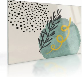 Üveg kép - Absztrakt lapok N⁰1 (70x50 cm)