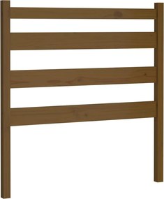 vidaXL mézbarna tömör fenyőfa ágyfejtámla 96 x 4 x 100 cm