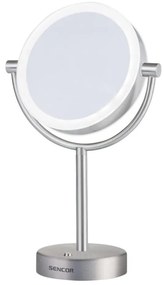 Sencor kozmetikai tükör LED világítással, 5W, 230V, rozsdamentes acél