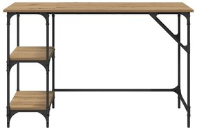 vidaXL Asztal Artisan tölgy 120 x 50 x 75 cm Faanyag