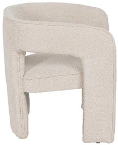 Bézs buklé fotel – Ixia