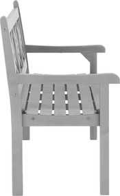 Fából készült kerti pad, szürke, 150 cm, FABLA