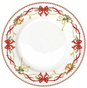Karácsonyi porcelán lapostányér Christmas Tale