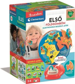 Első Földgömböm elektronikus beszélő játék Education Clementoni