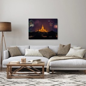 Ázsiai tűzijáték képe (70x50 cm)