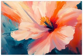 Kép - Festett virág (90x60 cm)