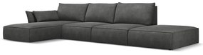 Szürke sarokkanapé (bal oldali) Vanda – Mazzini Sofas