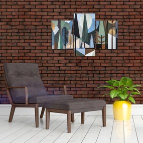 Kép - Természetes geometriai absztrakció II. (90x60 cm)