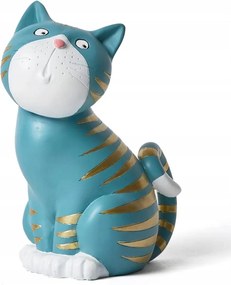 Macska figura szobrocska gyanta szobor 16cm Seinhijo