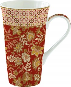 Nagy porcelán bögre keleti mintás 600 ml