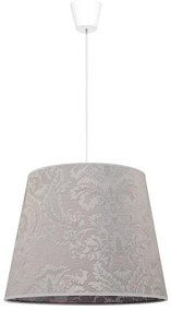 Duolla - Csillár zsinóron SOPRANO 1xE27/40W/230V átm. 38 cm ezüst