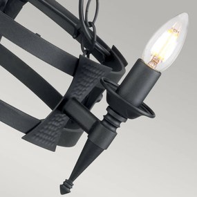 Elstead Lighting SAXON SAX3-BLK Csillár 3x60W/E14