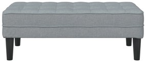 Pad Light Grey 113x57x39 cm Szövet