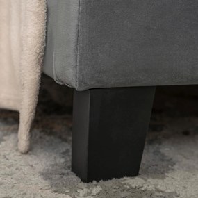 Franciaágy 160 cm Baviera (szürke) (ágyráccsal). Akció -11%. 1119160