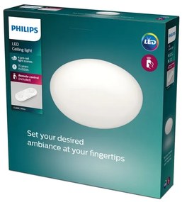 Philips - TOBA 1xLED/23W/230V dimmelhető mennyezeti lámpa távirányítóval