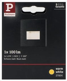 Paulmann 93094 - LED 1,2W lépcsővilágítás EDGE 230V