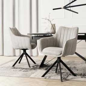 Krzesło Obrotowe MUMBAI Szare