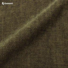 Sötétzöld kárpitozott ágyneműtartós franciaágy ágyráccsal 180x200 cm Jade – Bobochic Paris