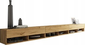 Apollo I modern Tv szekrény, Lowboard 300 cm, Rtv komód