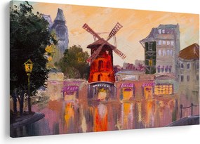 Kép - Moulin rouge, Párizs, Franciaország (90x60 cm)
