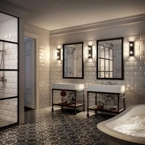 Lucide 27885/02/30 - Kültéri fali lámpa CLAIRE 2xE27/15W/230V IP54