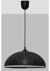 Csillár zsinóron CIRCLE 1xE27/15W/230V fekete