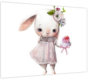 Üveg kép - Akvarell állatka N⁰1 (70x50 cm)