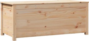 vidaXL tömör fenyőfa tárolóláda 110x50x45,5 cm