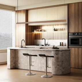 Immax NEO 07305L - MADEIRA dimmelhető LED csillár kábelen 44W/230V, Wi‑Fi Tuya, 202 cm, tölgy