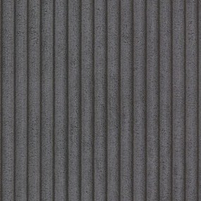 Sötétszürke kordbársony kinyitható tárolóhelyes sarokkanapé Sara – Ropez