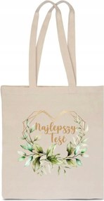 Öko Táska Pamut ekrü Legjobb Após esküvői ajándék apa TT_626_e