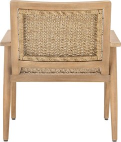 Natúr színű tömörfa kerti fotel Sorrento – Bloomingville