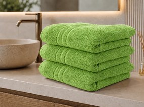 CLASSIC COLOR fürdőlepedő 70 x 140 cm zöld, 100% pamut