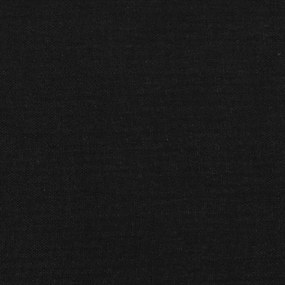 fekete szövet fejtámla szárnyakkal 203x16x78/88 cm