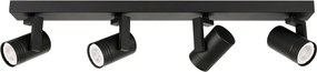 Italux Modern Spot lámpa Spiela Fekete ITXSPL-31993-4B-BK