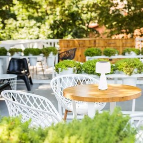 LED Dimmelhető napelemes asztali lámpa LIMA LED/3,7V 1800 mAh 3000/4000/5000K IP44 fehér