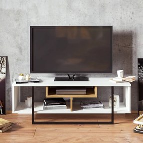 Asal TV-állvány, fehér-fekete, 119,4 cm – TR875ZNA3046