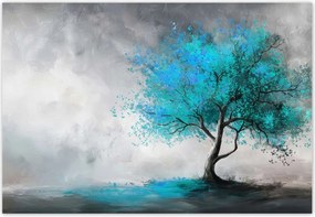 Fotótapéták 152x104 Kék fa Modern Art