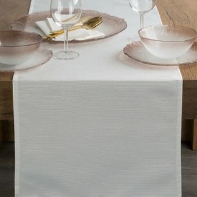 Alisa aranyszállal díszített asztali futó  Fehér 40x140 cm