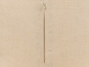 Bézs puff 50 x 30 cm MUKKI Beliani