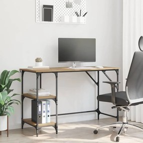 vidaXL Asztal Artisan tölgy 120 x 50 x 75 cm Faanyag